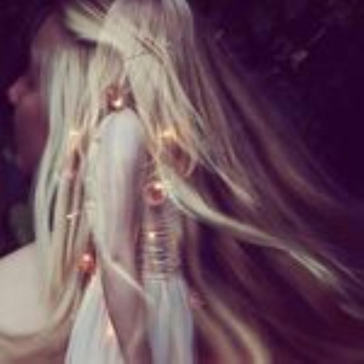 Ghost style mini lampshade fairy lights